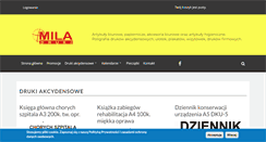 Desktop Screenshot of druki-mila.pl